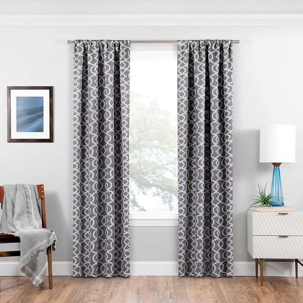 *CLEARANCE* Eclipse Isante Blackout Window Curtain, Grey